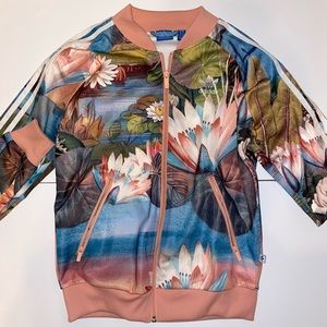 Adidas Floral Zip Up